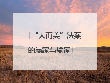 “大而美”法案的赢家与输家