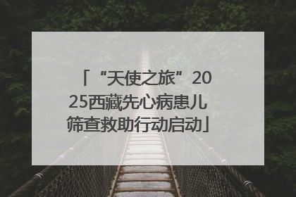“天使之旅”2025西藏先心病患儿筛查救助行动启动