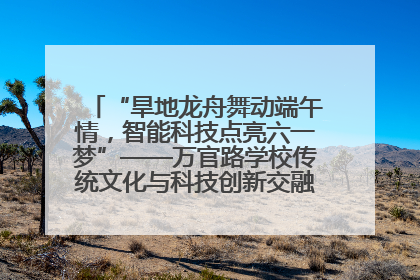 “旱地龙舟舞动端午情，智能科技点亮六一梦”——万官路学校传统文化与科技创新交融的精彩盛宴