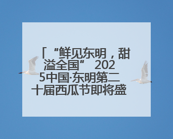 “鲜见东明，甜溢全国” 2025中国·东明第二十届西瓜节即将盛大开幕