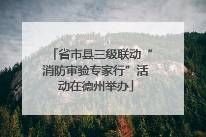 省市县三级联动“消防审验专家行”活动在德州举办