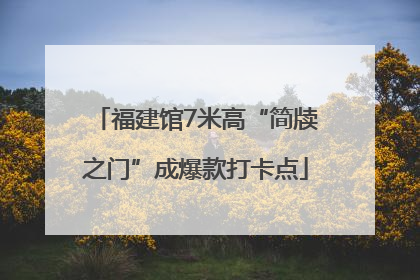 福建馆7米高“简牍之门”成爆款打卡点