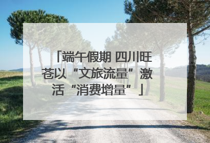 端午假期 四川旺苍以“文旅流量”激活“消费增量”