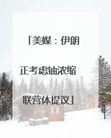 美媒：伊朗正考虑铀浓缩联营体提议