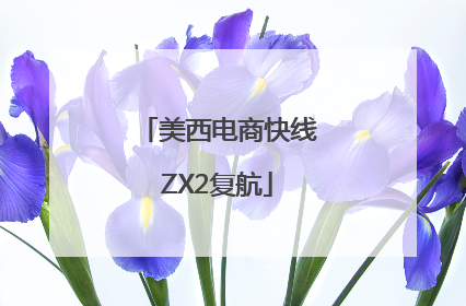 美西电商快线ZX2复航