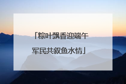 粽叶飘香迎端午 军民共叙鱼水情
