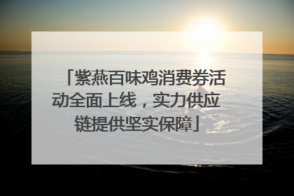 紫燕百味鸡消费券活动全面上线，实力供应链提供坚实保障