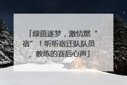 绿茵逐梦，激情燃“宿”！听听宿迁队队员、教练的赛后心声