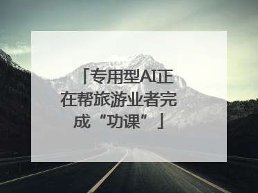 专用型AI正在帮旅游业者完成“功课”