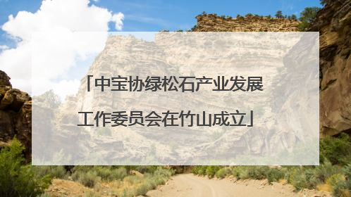 中宝协绿松石产业发展工作委员会在竹山成立