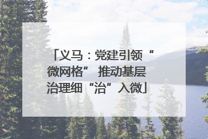 义马：党建引领“微网格” 推动基层治理细“治”入微