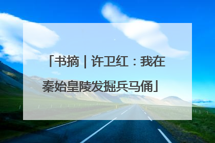 书摘｜许卫红：我在秦始皇陵发掘兵马俑
