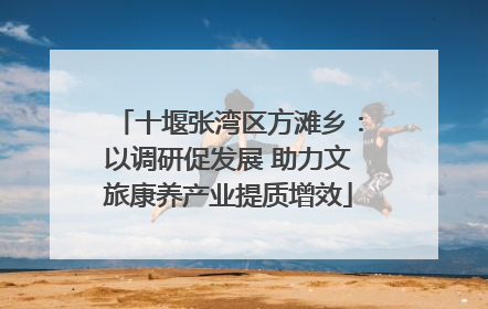 十堰张湾区方滩乡：以调研促发展 助力文旅康养产业提质增效