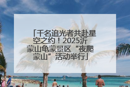 千名追光者共赴星空之约！2025沂蒙山龟蒙景区“夜爬蒙山”活动举行