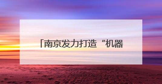 南京发力打造“机器人之城”：用3年时间“强攻”具身机器人