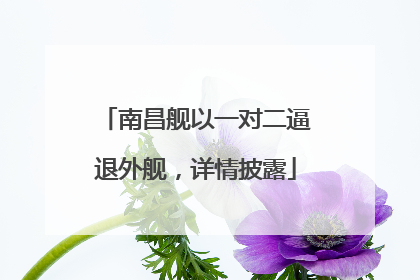 南昌舰以一对二逼退外舰，详情披露