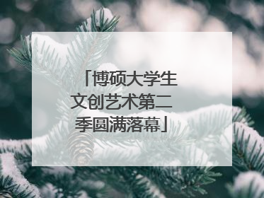 博硕大学生文创艺术第二季圆满落幕
