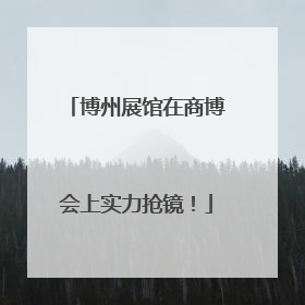 博州展馆在商博会上实力抢镜！