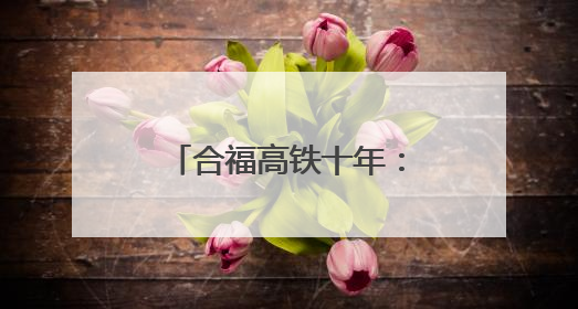 合福高铁十年：成绩“斐然”，向“新”而行