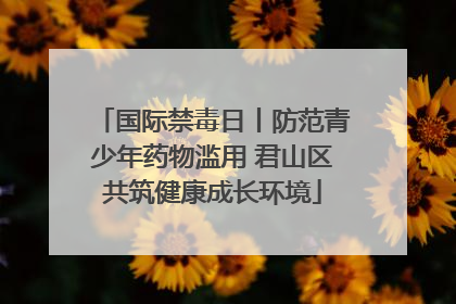 国际禁毒日丨防范青少年药物滥用 君山区共筑健康成长环境