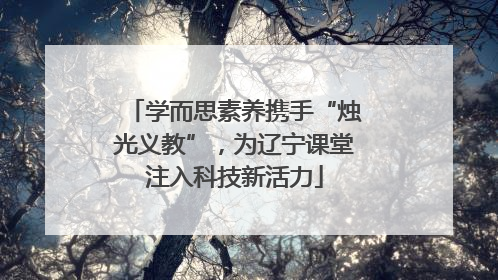 学而思素养携手“烛光义教”，为辽宁课堂注入科技新活力