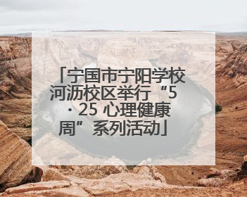 宁国市宁阳学校河沥校区举行“5・25 心理健康周”系列活动