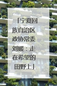 宁夏回族自治区政协常委刘媛：走在希望的田野上