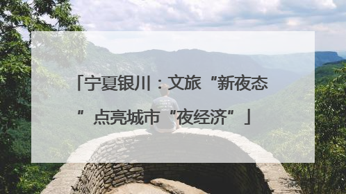 宁夏银川：文旅“新夜态”点亮城市“夜经济”
