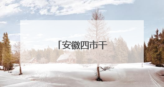 安徽四市干部任前公示