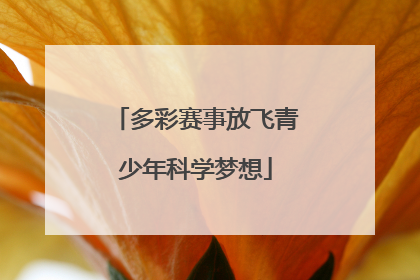 多彩赛事放飞青少年科学梦想