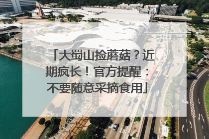 大蜀山捡蘑菇？近期疯长！官方提醒：不要随意采摘食用
