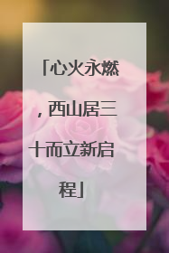 心火永燃，西山居三十而立新启程