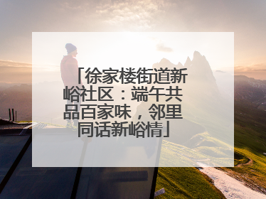 徐家楼街道新峪社区：端午共品百家味，邻里同话新峪情