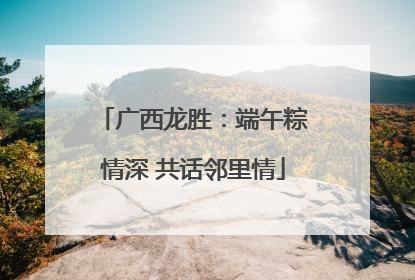 广西龙胜：端午粽情深 共话邻里情