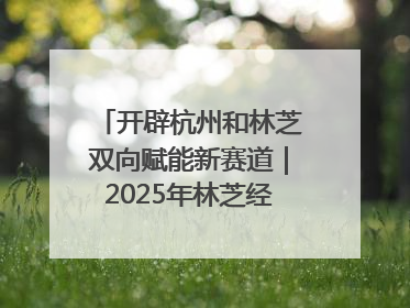 开辟杭州和林芝双向赋能新赛道｜2025年林芝经济开发区招商引资（杭州）推介展销活动在杭举办
