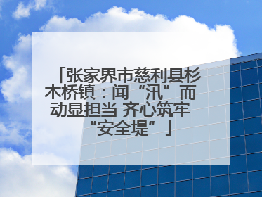 张家界市慈利县杉木桥镇：闻“汛”而动显担当 齐心筑牢“安全堤”