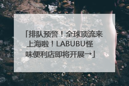 排队预警！全球顶流来上海啦！LABUBU怪味便利店即将开展→