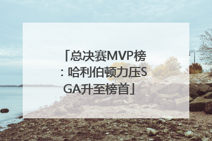 总决赛MVP榜：哈利伯顿力压SGA升至榜首