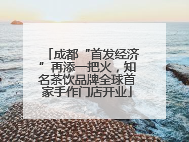 成都“首发经济”再添一把火，知名茶饮品牌全球首家手作门店开业