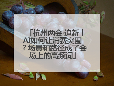 杭州两会·追新丨AI如何让消费突围？场景和路径成了会场上的高频词