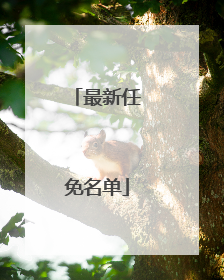 最新任免名单