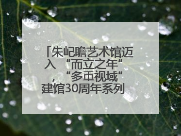 朱屺瞻艺术馆迈入 “而立之年” ，“多重视域”建馆30周年系列活动开启
