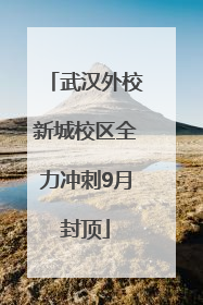 武汉外校新城校区全力冲刺9月封顶