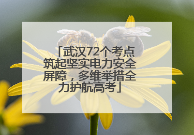 武汉72个考点筑起坚实电力安全屏障，多维举措全力护航高考