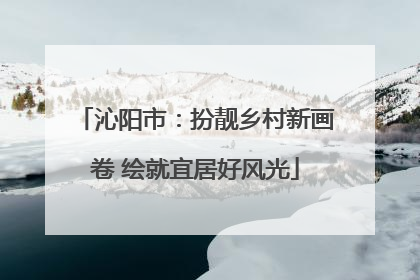 沁阳市：扮靓乡村新画卷 绘就宜居好风光