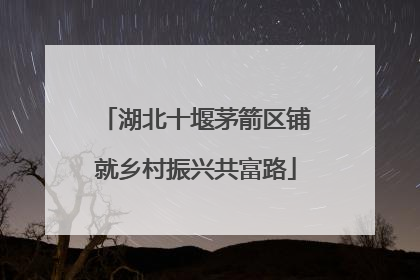 湖北十堰茅箭区铺就乡村振兴共富路