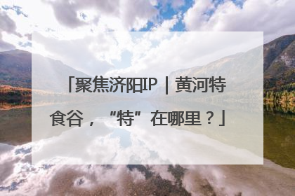 聚焦济阳IP｜黄河特食谷，“特”在哪里？