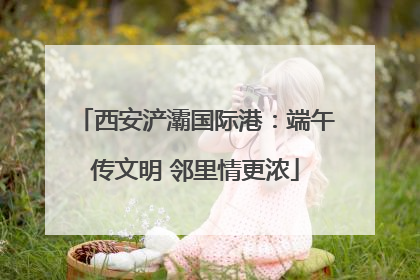 西安浐灞国际港：端午传文明 邻里情更浓