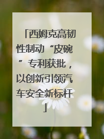 西姆克高韧性制动“皮碗”专利获批，以创新引领汽车安全新标杆