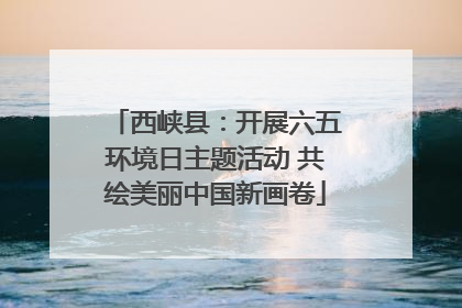 西峡县：开展六五环境日主题活动 共绘美丽中国新画卷